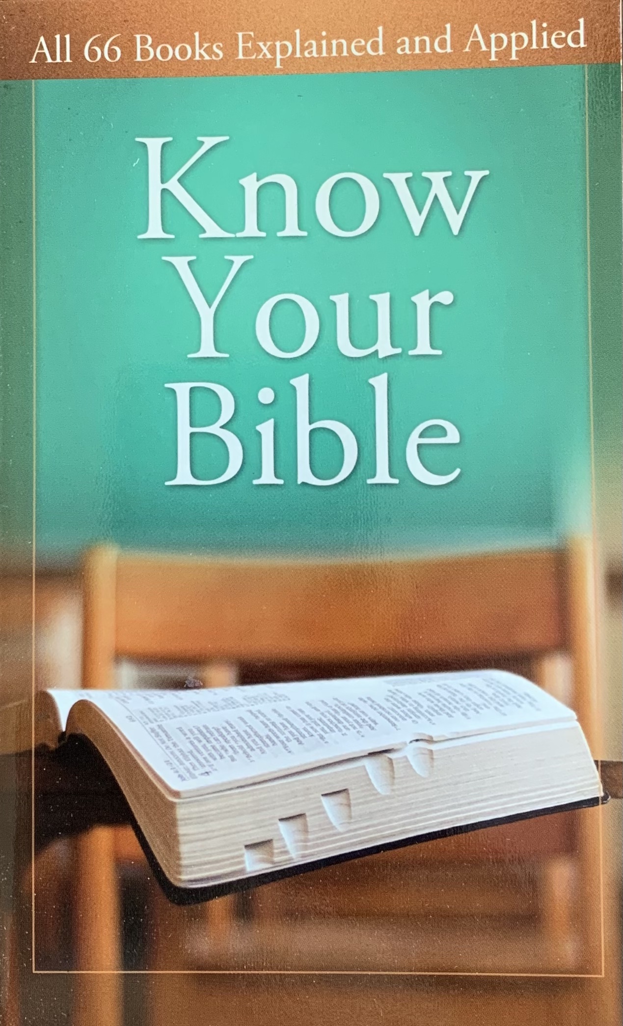 Know Bible front